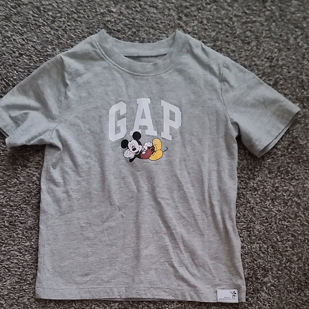 GAP Kids Gray T-Shirt with Mickey Mouse